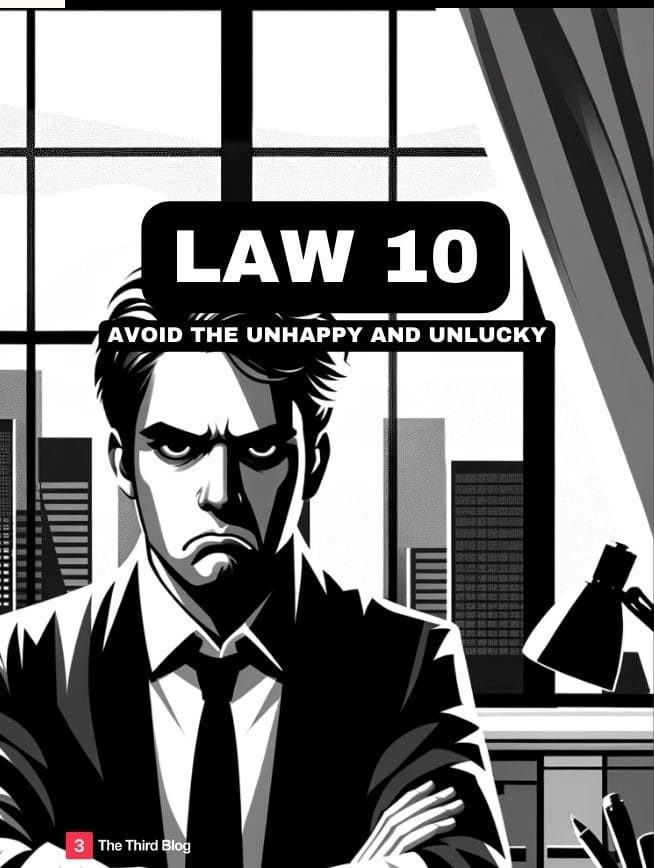 Navigating Negativity: Applying Robert Greene's Law 10 in the Workplace cover