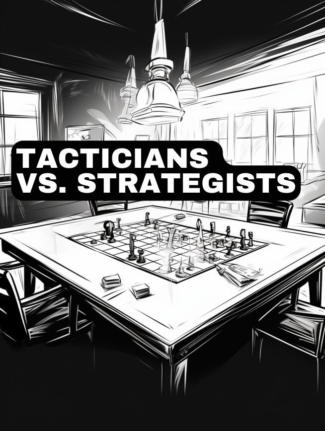 Tacticians vs. Strategists